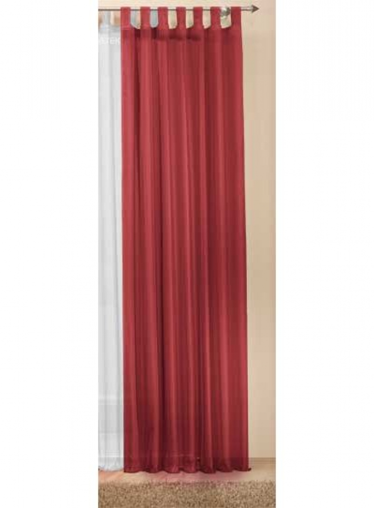 Schlaufen Vorhänge Schlaufenschal Pink mit - Voile